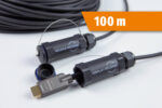 PANZERKABEL HDMI Kabel 4K 60Hz armiert mit Steckerschutz 100m